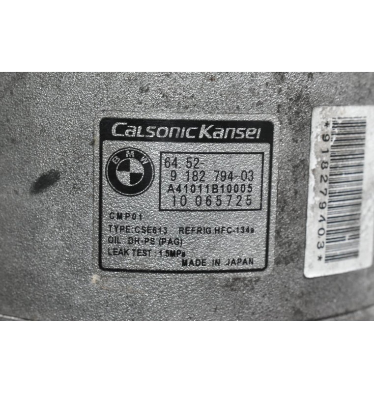 Κομπρεσέρ Aircondition - A/C Bmw E90 320 143ps N43B20A 2005-2010 9182794-03