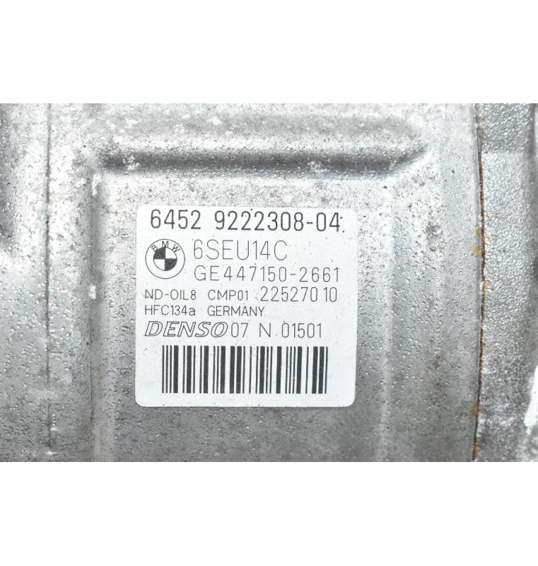 Κομπρεσέρ Aircondition - A/C Bmw 1 118i 116i N13B16A 2012-2018 DENSO 9222308-04 GE447150-2664