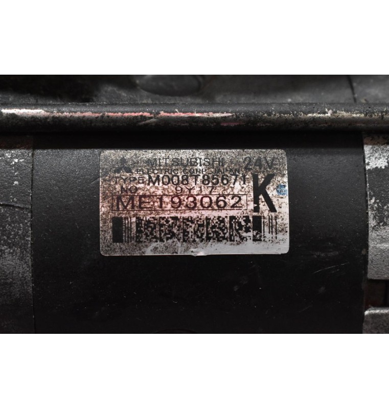 Μίζα Mitsubishi Canter 3.0 4M42 1998-2005 24V MITSUBISHI ME193062 M008T85671 (Μηχανικά Μπέκ) 9 Δόντια