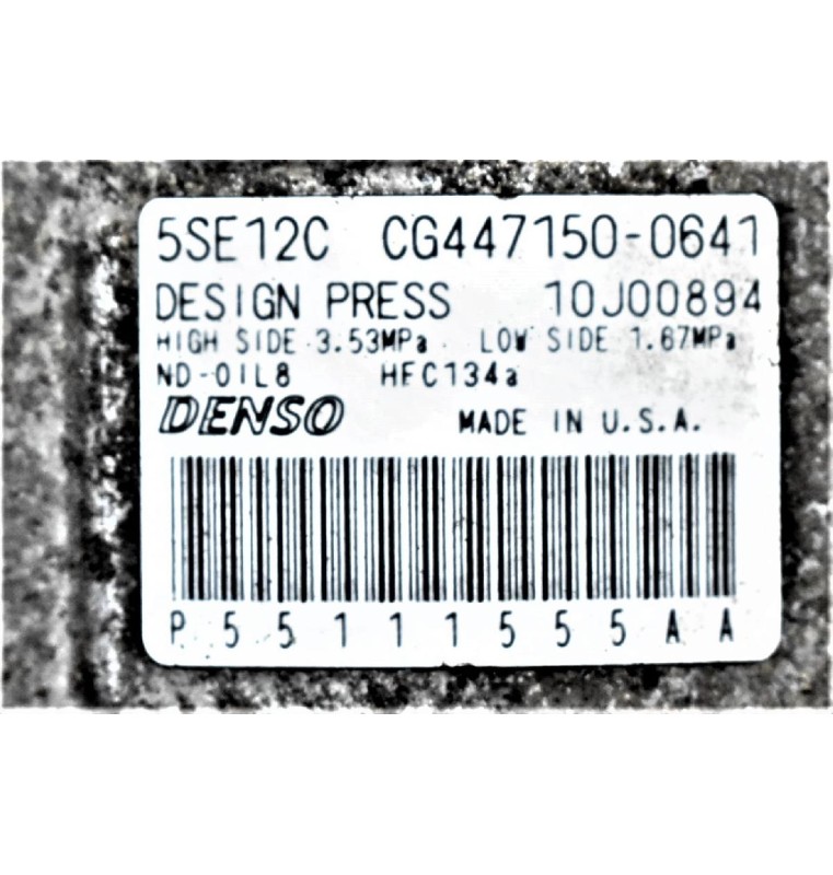 Κομπρεσέρ Aircondition - A/C Jeep Patriot-Compass 2.4 ERZ 2005-2012 DENSO CG447150-0641