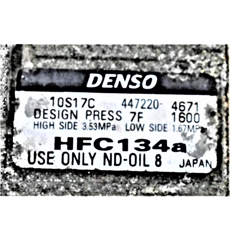 Κομπρεσέρ Aircondition - A/C Ford Maverick - Mazda Tribute 2.3 16V L3 2005-2012 DENSO 10S17C   447220-4671 HFC134a