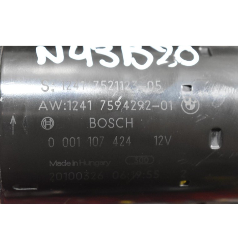 Μίζα Bmw 3 E87 E90 N43B20AA 2005-2010 7521123-05 0001107424