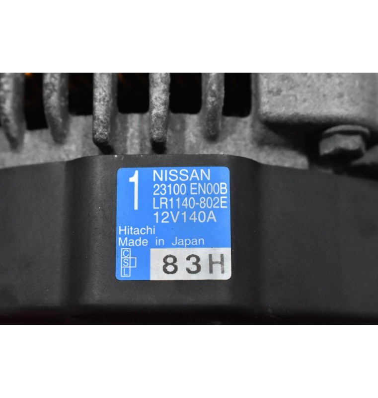 Δυναμό Nissan Qashqai 2.0 141PS MR20 2007-2012 23100-EN00B LR1140-802E 140A