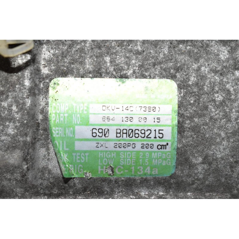 Κομπρεσέρ Aircondition SsangYong Kyron 2.0cc XDI 664950 2002-2010 6641300015