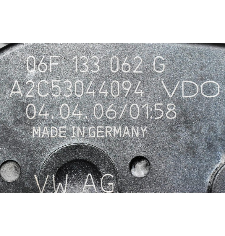 Πεταλούδα Γκαζιού Skoda Octavia - A3 - TT - Passat - Altea - Leon - Toledo 2.0 TFSI 200PS BWA 2004-2010 VDO 06F133062G A2C53044094