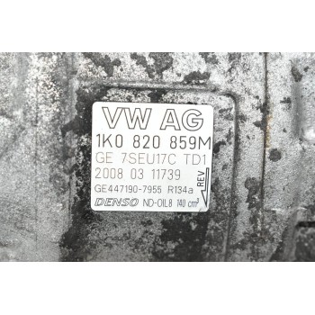 Κομπρεσέρ Aircondition Volkswagen Golf IV 1.4cc TSI BLG 2008-2013 DENSO 1K0820859M GE447190-7955 (Μικρό Σπάσιμο στην Τροχαλια)