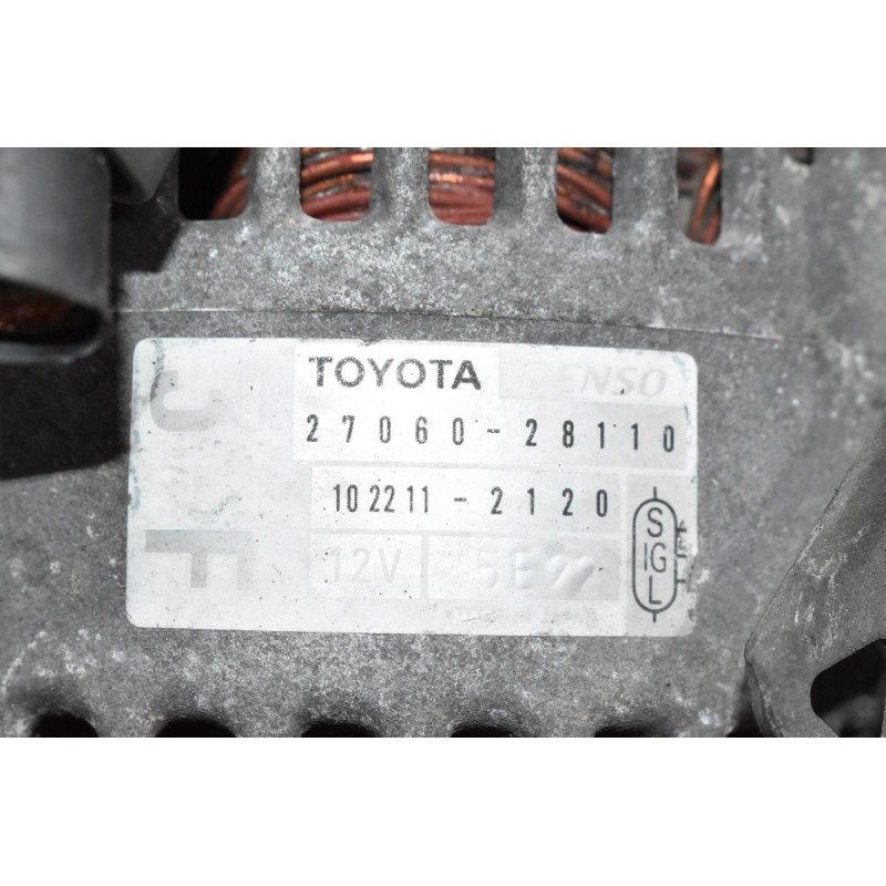 Δυναμό Toyota RAV4 1AZ 2.0 90A 2001-2005 27060-28110 102211-2120
