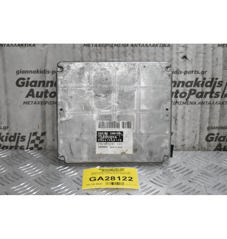 Εγκέφαλος Toyota Avensis 1.8 1ZZ 89661-68120 275100-4741 2000-2007