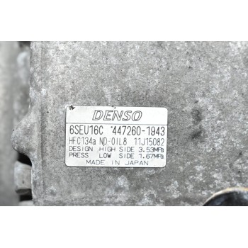 Κομπρεσέρ Aircondition - A/C Κλιματισμός Toyota Corolla 3ZR 2010-2018 DENSO 447260-1943