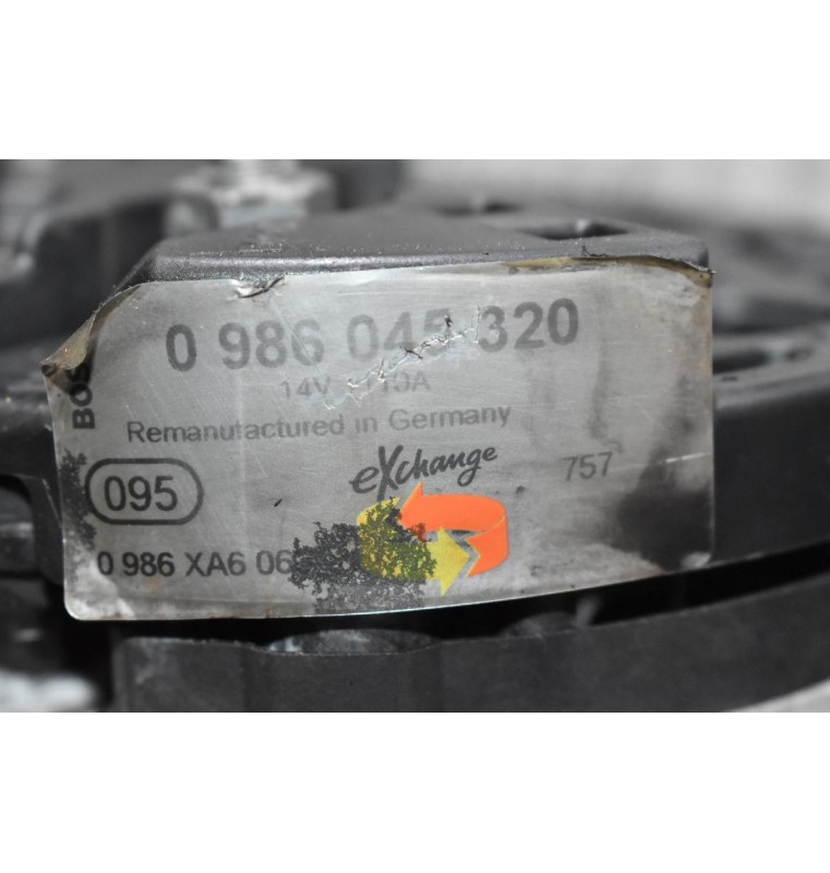 Δυναμό Volkswagen Passat 1.6cc FSI BLF 2004-2011 BOSCH 0986045320