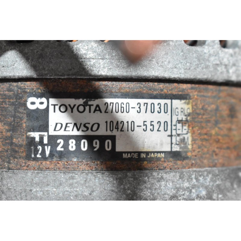 Δυναμό Toyota RAV4 2.0 3ZR 2009-2015 27060-37030 104210-5520