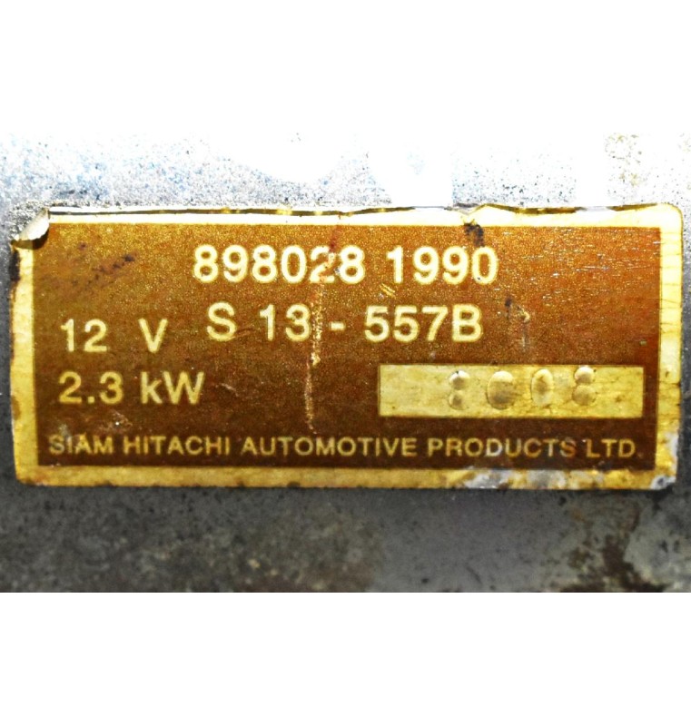 Μίζα Isuzu D-Max 3.0D 4JJ1 2007-2012 S13557B 898028-1990 (9 Δόντια)