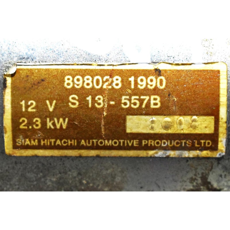 Μίζα Isuzu D-Max 3.0D 4JJ1 2007-2012 S13557B 898028-1990 (9 Δόντια)