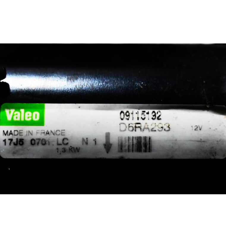 Μίζα Opel Corsa 1.2 Z12XEP / 1.4 Z14XEP 2000-2010 09115192 D6RA293