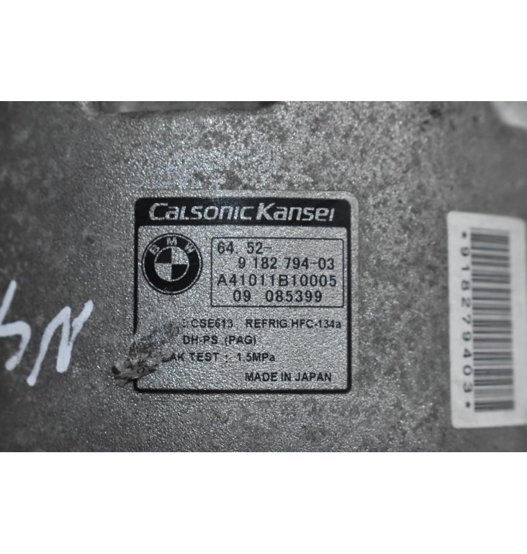 Κομπρεσέρ Aircondition - A/C Bmw E90 320 143ps N43B20A 2005-2010 9182794-03