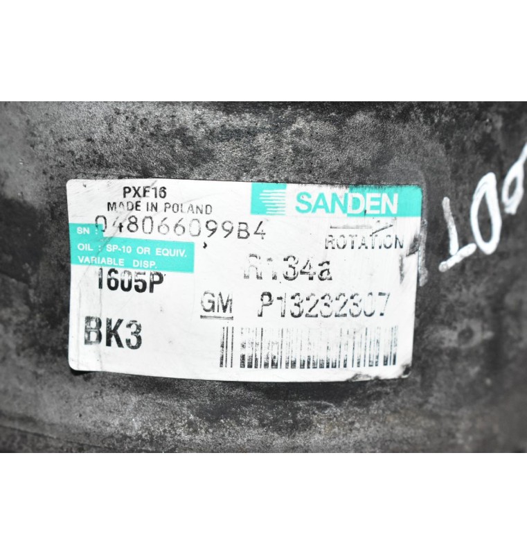 Κομπρεσέρ Aircondition - A/C Opel Insignia 2.0 A20DTH 13232307 SANDEN 1605F 2008-2015