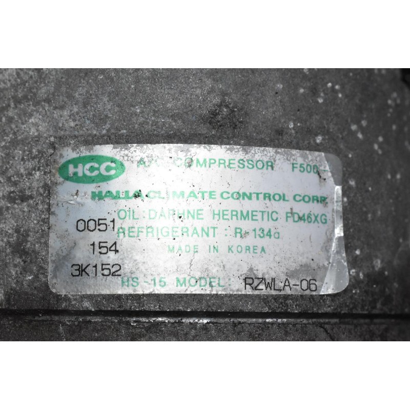 Κομπρεσέρ Aircondition Ford Ranger / Mazda B2500 2.5 WL 12V 2001-2005 RZWLA-06