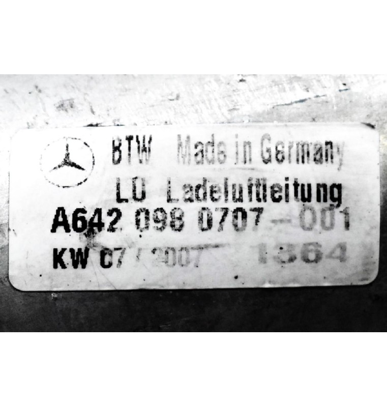 Σωλήνας Intercooler Mercedes-Benz Sprinter 2006-2013 A6420980707-001