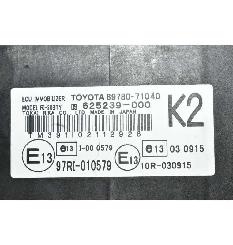Πλακέτα Immobilizer Toyota Hilux 2002-2010 D4D 89780-71020 626483-000
