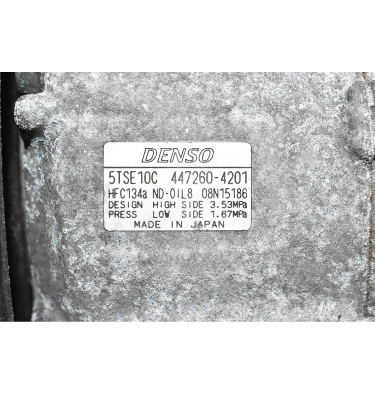 Κομπρεσέρ Aircondition Toyota Auris / Yaris 1NR 1.3 2008-2015 DENSO 447260-4201 5TSE10C