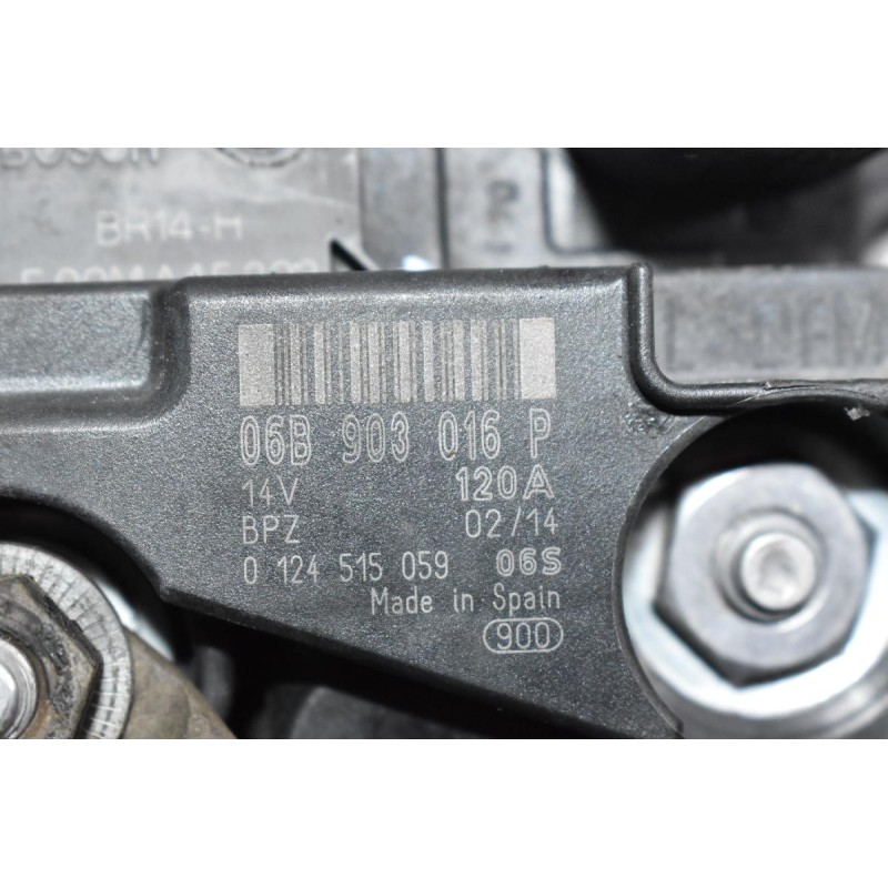 Δυναμό Audi A4 1.8T BEX / BFB 2002-2004 BOSCH 06B903016P 0124515059