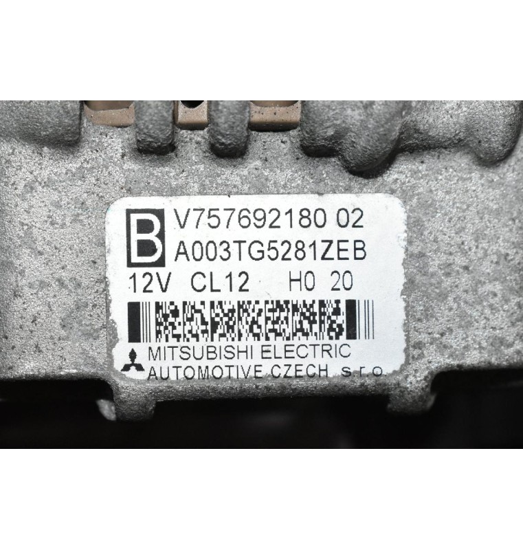 Δυναμό Mini Cooper R56 1.6 N16B16A 2010-2013 MITSUBISHI V75769218002 A003TG5281ZEB