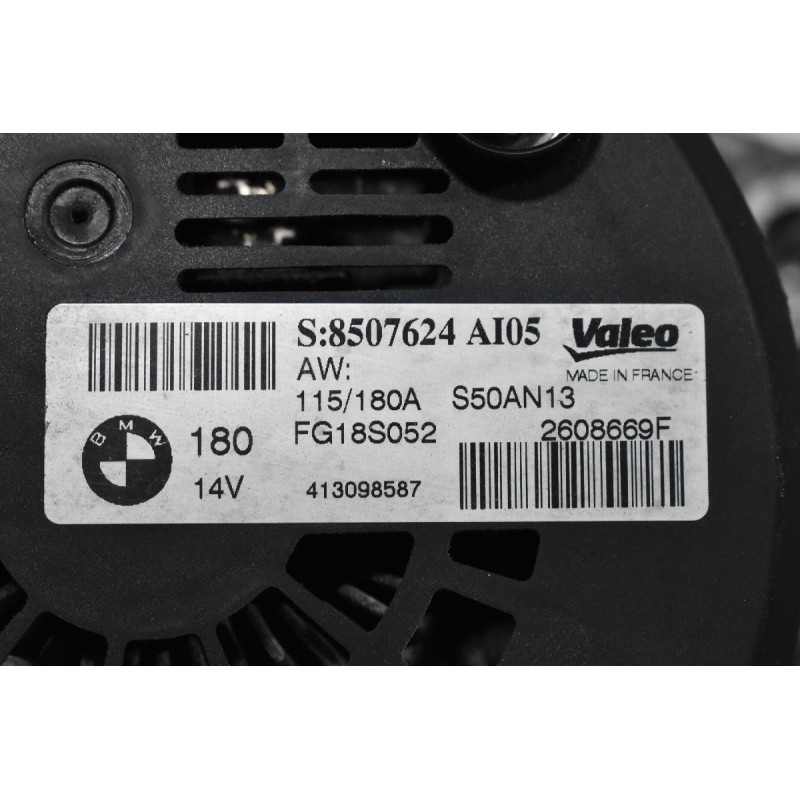 Δυναμό Bmw 1 (F20) 118D N47D20A 2011-2019 VALEO FG18S052
