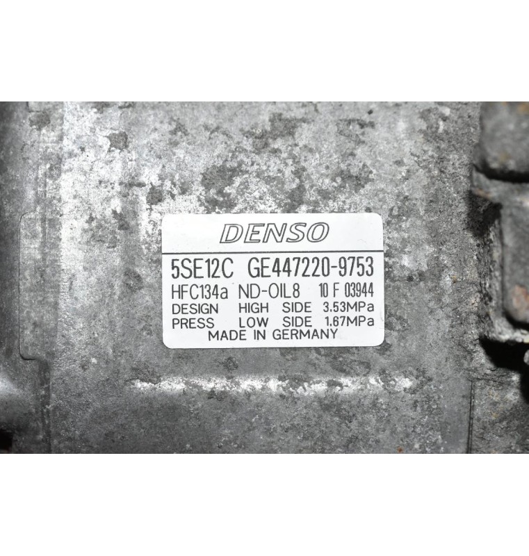 Κομπρεσέρ Aircondition - A/C Κλιματισμός Toyota Avensis 2001-2009 DENSO 447220-9753 GE447220-9753