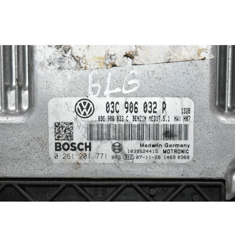 Εγκέφαλος Volkswagen Golf 1.4 TSI BLG 2006-2012 BOSCH 03C906032P MED17.5.1 0261201771