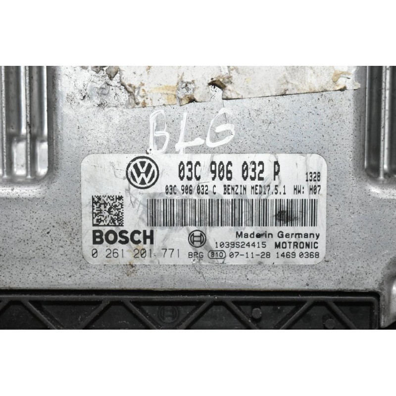 Εγκέφαλος Volkswagen Golf 1.4 TSI BLG 2006-2012 BOSCH 03C906032P MED17.5.1 0261201771