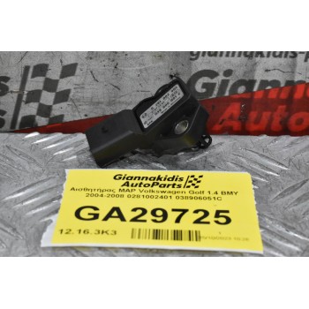 Αισθητήρας MAP Volkswagen Golf 1.4 BMY 2004-2008 0281002401 038906051C