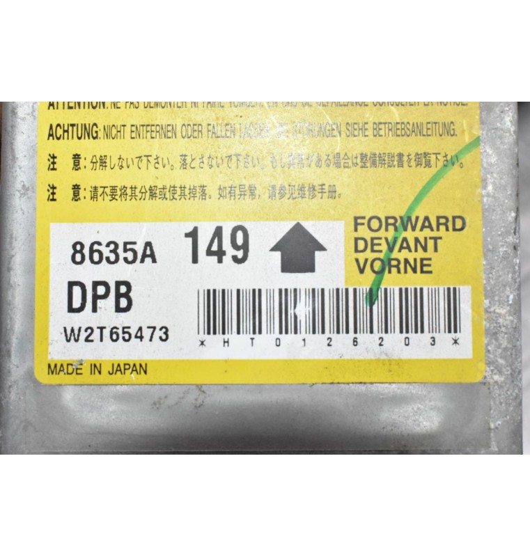 Σετ Αερόσακων Με Ζώνες Ασφαλείας Mitsubishi L200 KB4 2006-2015 MN123965ZZ 7030A217XB 8635A149