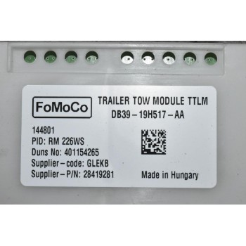 Μονάδα Ελέγχου Ford Ranger Wildtrak 2013-2018 DB39-19H517-AA