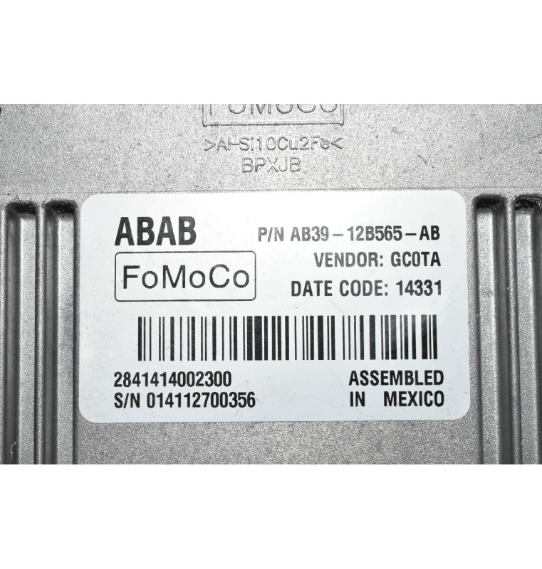 Σετ Immobilizer Ford Ranger Wildtrak 3.2 SA2R 2013-2018 AB39-12B565-AB AB39-12A650-FF DB39-14A073-DB AB39-10849-GN AB39-3F880-AA