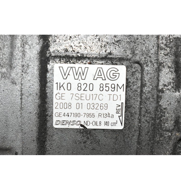 Κομπρεσέρ Aircondition Volkswagen Golf IV 1.4cc TSI BMY 2008-2013 DENSO 1Κ0820859Μ GE447190-7955
