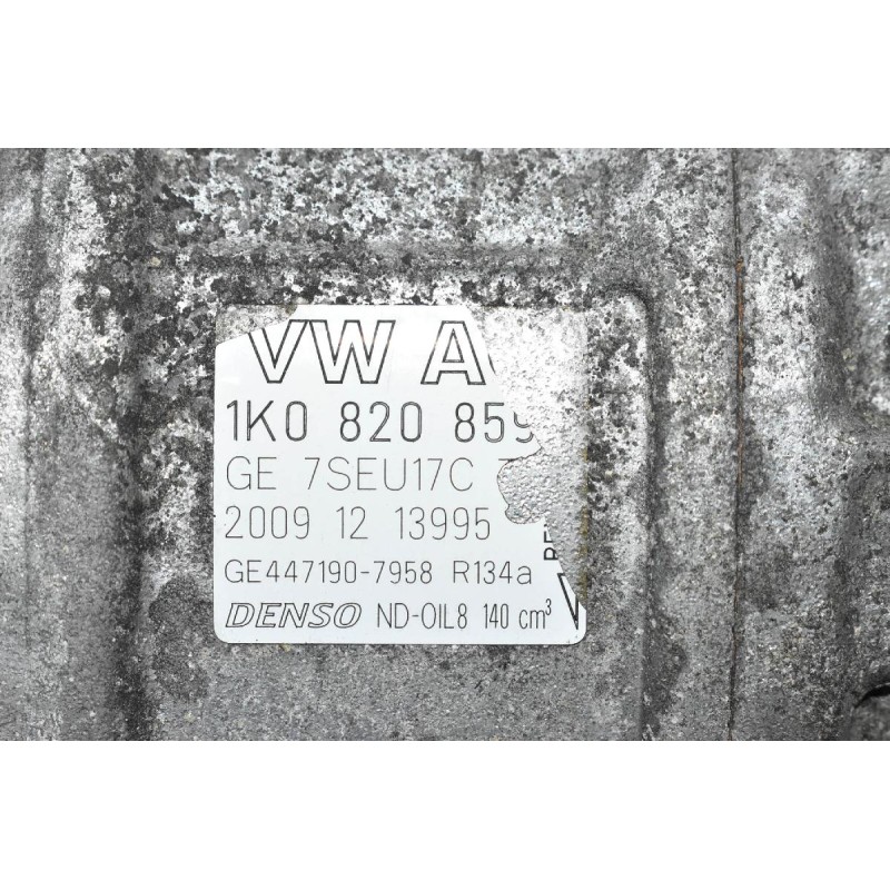Κομπρεσέρ Aircondition Volkswagen Golf IV 1.4cc TSI CAV 2008-2013 DENSO 1Κ0820859S GE447190-7958
