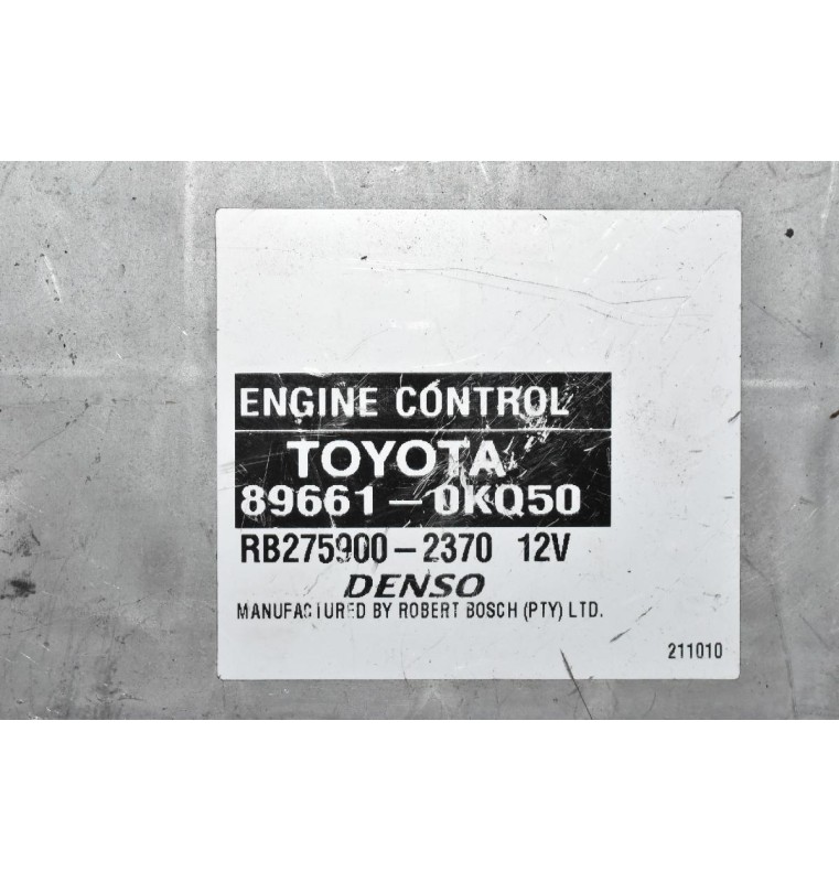 Σετ Immobilizer Toyota Hilux KUN25 2005-2012 Εγκέφαλος 89661-0KQ50