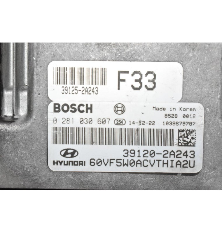 Εγκέφαλος Hyundai i40 1.7 CRD D4FD / D4FC 2011-2022 BOSCH 39120-2A243 0281030607