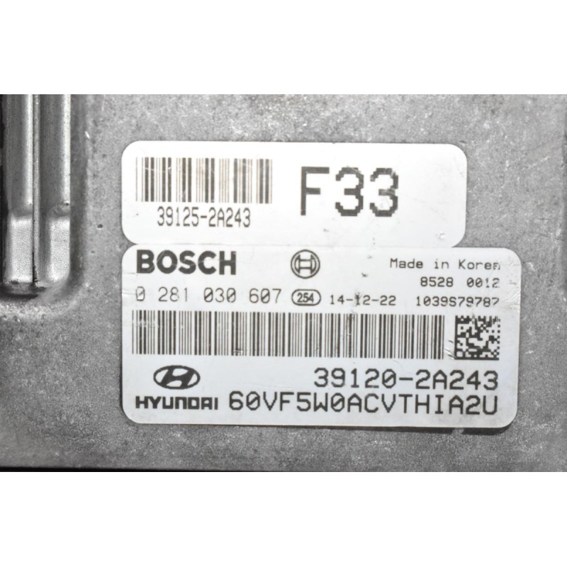Εγκέφαλος Hyundai i40 1.7 CRD D4FD / D4FC 2011-2022 BOSCH 39120-2A243 0281030607