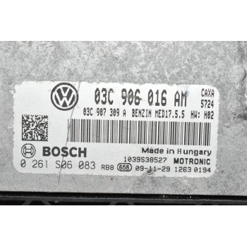 Εγκέφαλος Κινητήρα Volkswagen Golf 1.4 CAX TSI 2005-2013 BOSCH 03C906016AM 0261S06083 MED17.5.5