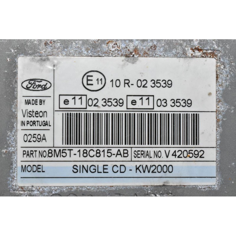 Ράδιο-CD Ford Focus 2005-2012 8M5T-18C815-AB