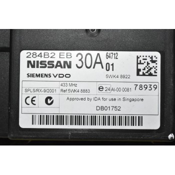 Πλακέτα Ανεσης Nissan Navara D40 2005-2010 Siemens 284B2-EB30A