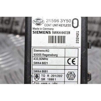 Εγκέφαλος Πλακετα Κεντρικου Κλειδωματος Nissan Navara D22 2001-2005 SIEMENS 285963Y50  5WK46472B