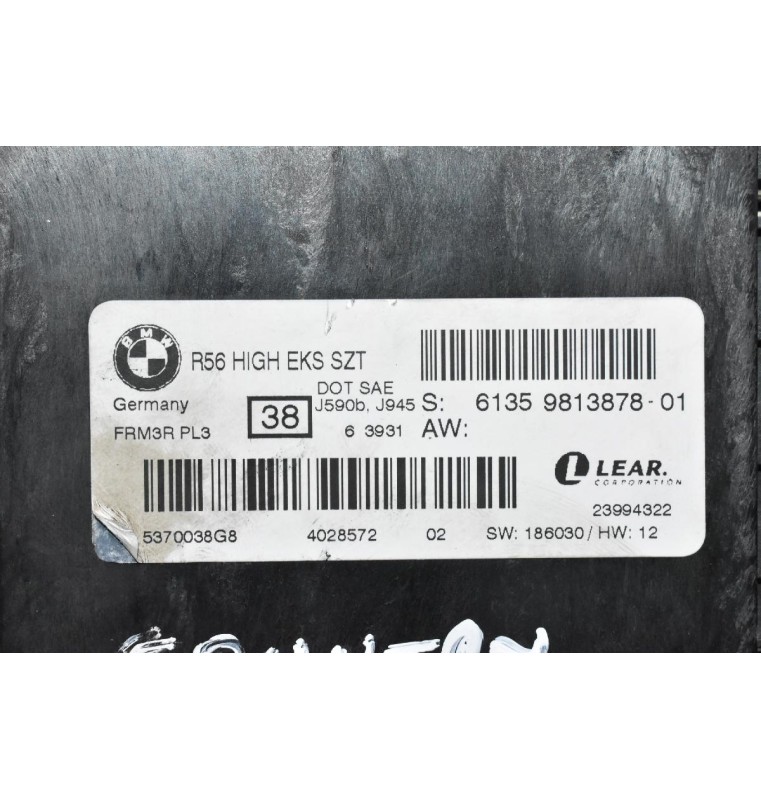 Μονάδα Ελέγχου Καμπίνας Mini Countryman R60 2.0D N47C20 2011-2016 9813878-01