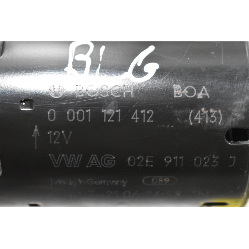 Μίζα Audi A3 TT TTS 1.4 2.0 3.2 TSI TFSI 2004-2012 0001121412 02E911023J (Γνήσια) (Volkswagen Golf Jetta Passat Eos Scirocco Seat Leon Skoda Octavia) BPY CCTA CBFA AXX BWA CCZ BMY CDMA CAV CBPA BLS