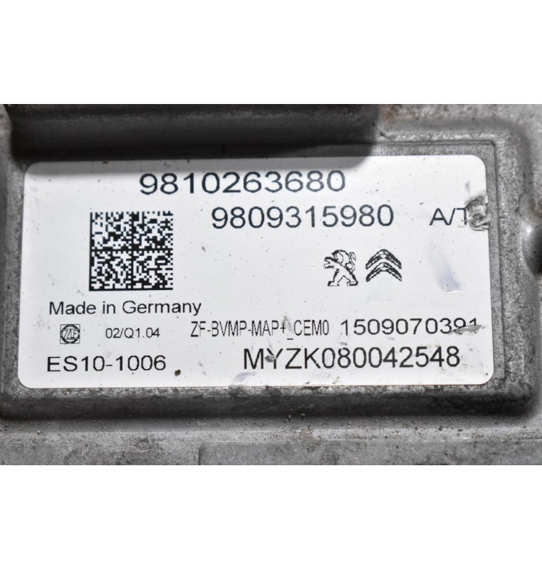 Εγκέφαλος Σασμάν Citroen C3 / Pegeuot 208 HM01 1.2 2013-2019 9810263680  9809315980