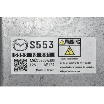 Εγκέφαλος Κινητήρα Mazda CX-3 1.5D S5 2010-2019 S55318881 MB275700-6300
