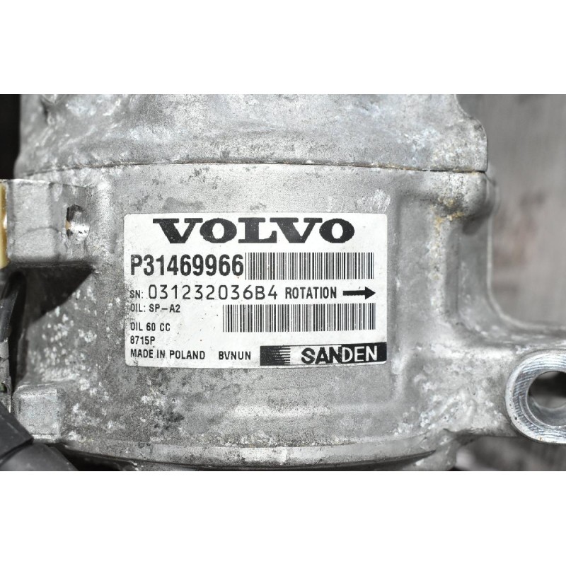 Κομπρεσέρ Aircondition - A/C Κλιματισμός Volvo V40 2013-2019 P31469966 