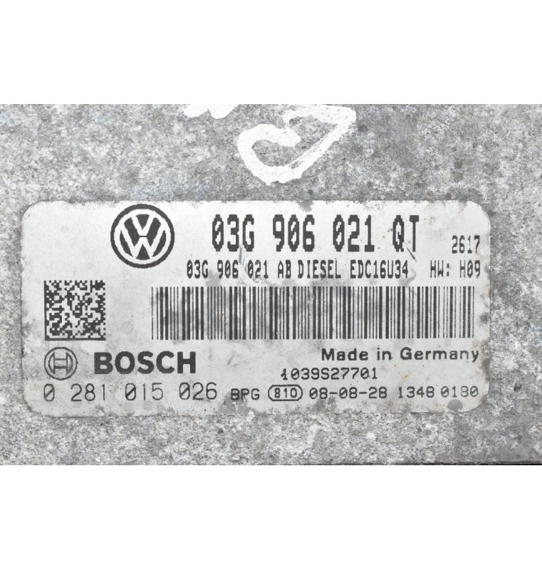 Εγκέφαλος Skoda Octavia 2.0 BMP 2001-2010 BOSCH 03G906021QT 0281015026