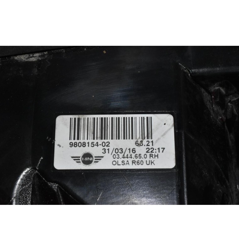 Φανάρι Πίσω Δεξιά Mini Countryman R60 2011-2016 RHD 9808153-02